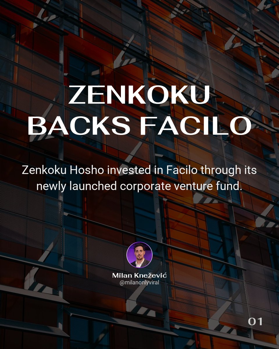 onlyviralmedia's tweet photo. Zenkoku Hosho backing Facilo is a strong #proptech signal 🚀. More capital is flowing into tools that improve brokerage workflows, client communication, and real estate ops 🧠. https://t.co/X0t4iJ91Uo