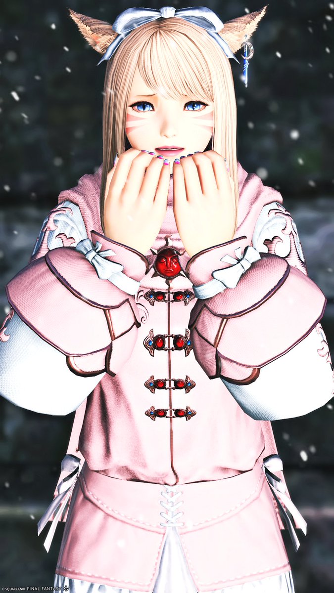 AIYUFF141's tweet photo. おはようございます(*´ω｀*)💕
今日もがんばりま～す🐱🩷
#FF14 
#ミコッテ https://t.co/DC9jhIiYeF