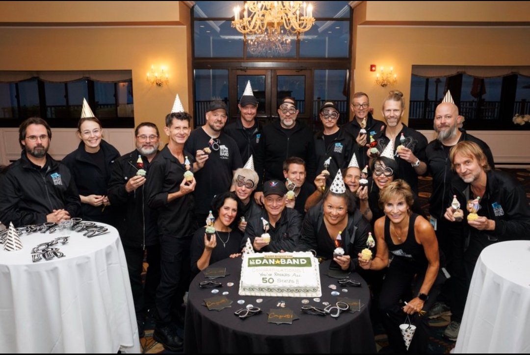 GarySinise04's tweet photo. What an incredible milestone for the Lt. Dan Band. After more than two decades on the road, this weekend we officially made it to all 50 states!
What a journey. Thank you, America. God bless you! 🇺🇸 https://t.co/bqOqCcCET0