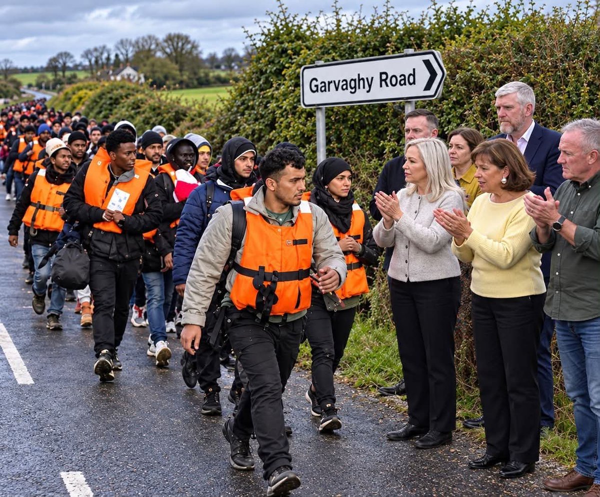 AwakeinBelfast's tweet photo. I hear the numbers are dwindling at the Garvaghy Coal face. So SF have called extras to help. We let youse in now you keep them out. 🤣🤣🤣 https://t.co/sISbs46WAg