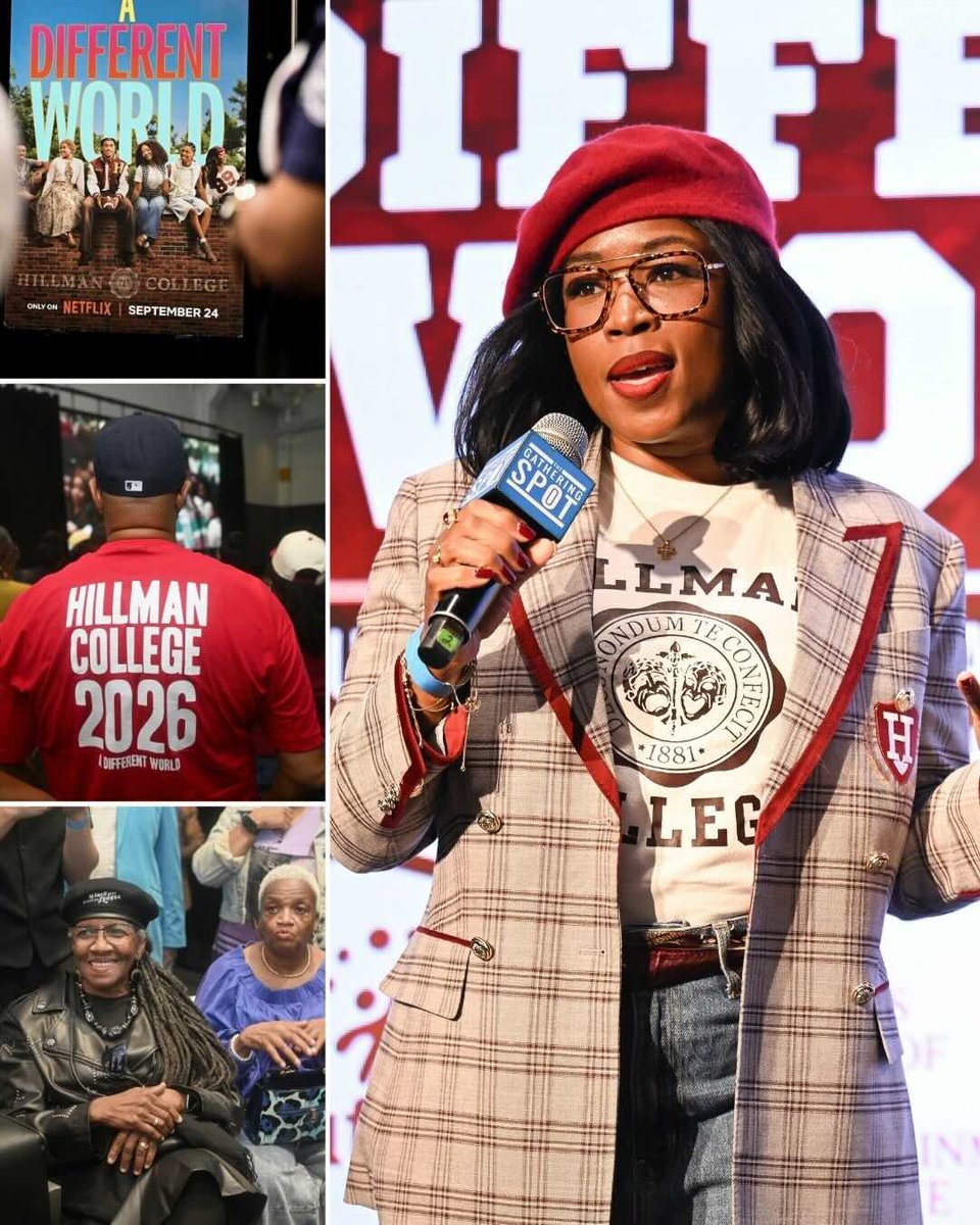 CityofAtlanta's tweet photo. Atlanta, we kicked off the weekend celebrating the series premiere of A Different World!

Filmed right here in Atlanta, the beloved classic is back with a new chapter at Hillman College, introducing its story to a new generation.

Here’s another look! https://t.co/Bo6HBcxxqE