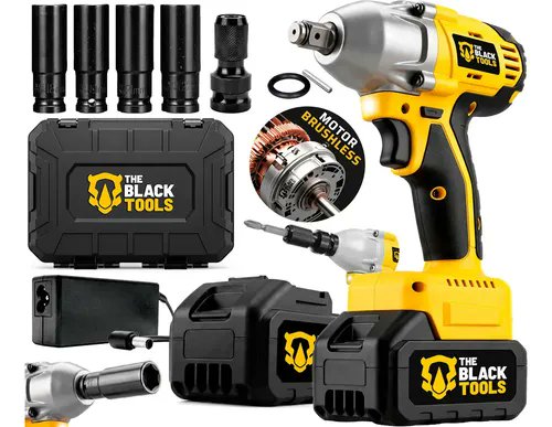 Nunes_89's tweet photo. Chave De Impacto A Bateria 21V 1/2" Pol 2400 Rpm Bivolt Com Acessórios E Maleta The Black Tools - R$ 265,90 | 48% OFF | #Oferta #MercadoLivre https://t.co/nVeqQEAOKH