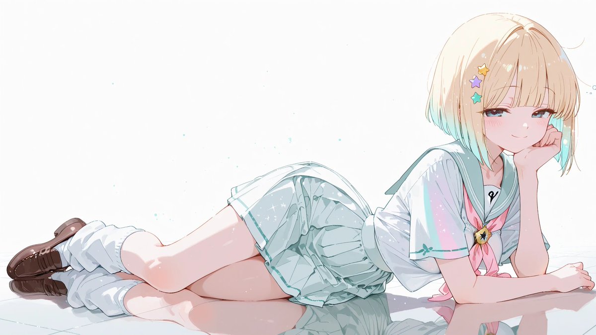 BlushVirginLab's tweet photo. ネオンちゃんの制服姿❤

#AIart #AIartwork https://t.co/1XLMODICQf