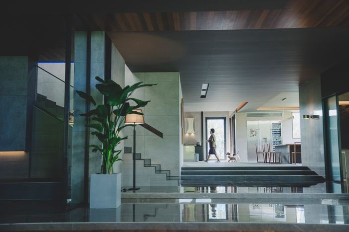 EmmyHood01's tweet photo. One thing I love about Parasite is how much of the story is told through stairs.

The rich family keeps living above everybody while the poorer characters are constantly climbing up to wealth or going back down to where they came from.

Even the houses were doing classism. 😭 https://t.co/cTQ0AMbA3A