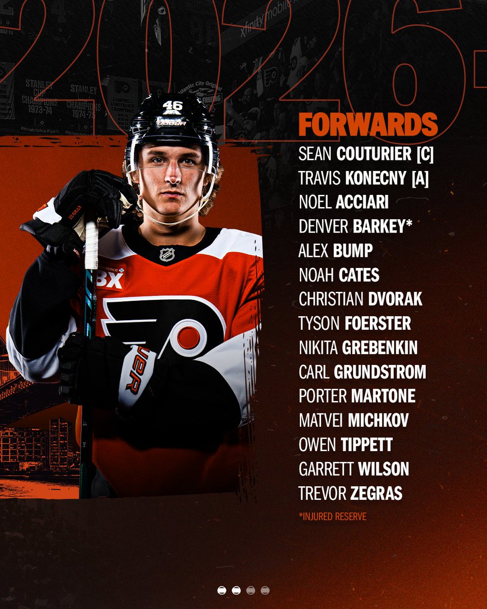 NHLFlyers's tweet photo. Introducing your 2026-27 Philadelphia Flyers. #LetsGoFlyers