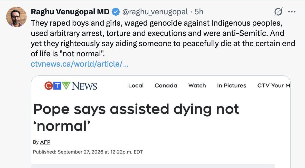 TrudoLemmens's tweet photo. Some Canadian docs reveal missionary zeal to slander/attack those who criticize MAID &amp; warn about tension w medical ethos, especially those w public voice. This doc tweets 3 derogatory comments on 1 article, here w hate-speech level simplification, ignoring state responsibility https://t.co/nhE3reObwm