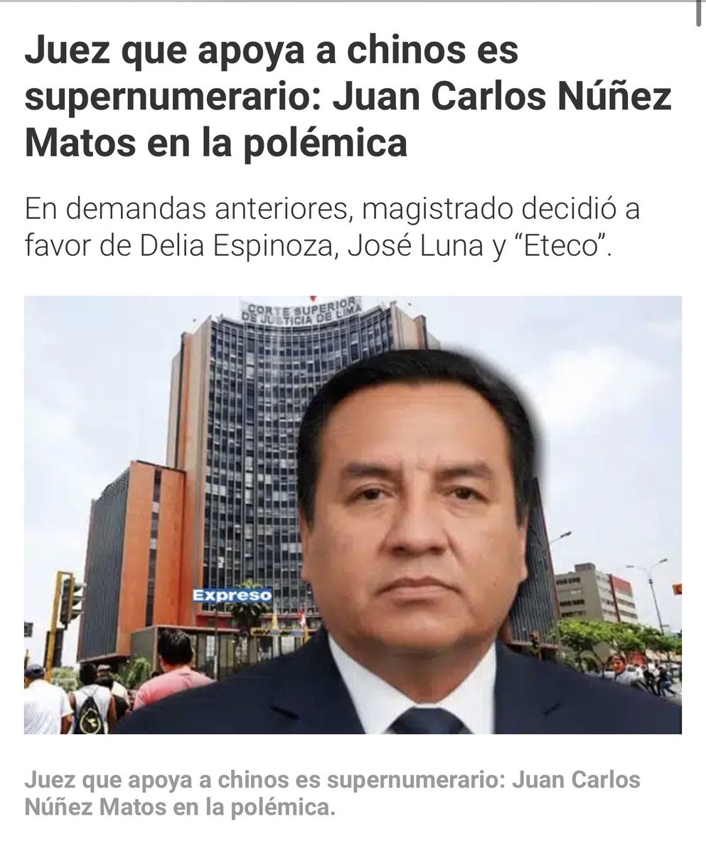 jesusverdeL's tweet photo. #OJO 

Entro en vigencia el escudo de las Américas y la primera medida concerniente al Perú es  la sanción al juez, Juan Carlos Núñez Matos, quien falló a favor de los chinos que buscaban que el puerto de chancay no sea supervisado por el estado peruano. Al juez y a toda su familia se le revocaron las visas para ingresar a los Estados Unidos.