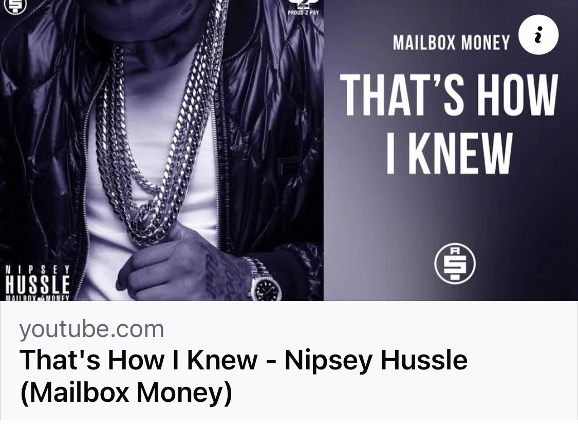 YOUNGFRESHHH's tweet photo. Super 💰 Special 💰 Super 💰 Bonus!
(((( Real Rap Song 🎤🎹 🎵🏁
( Super Classic )
(((( That's How I Knew ))))
In My Nipsey Hussle Voice…. That's How I Knew!….
(((( Mailbox Money ))))
🚩 https://t.co/hJ5qqK0y09…
That's How I Knew!
#God1st #JesusChrist #HolySpirit https://t.co/o0njPjy5q0