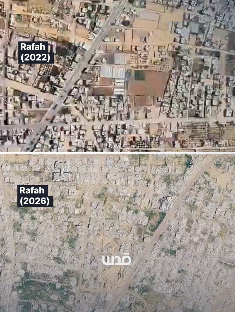 QudsNen's tweet photo. Google Maps updated satellite imagery of the Gaza Strip has left people shocked by the scale of destruction visible across the besieged territory after Israel’s genocide on Gaza.

Yet even these images show only a fraction of the devastation. The updated satellite view does not capture the full extent of the destruction across Gaza, where entire neighborhoods have been reduced to rubble and vast areas have been wiped out.