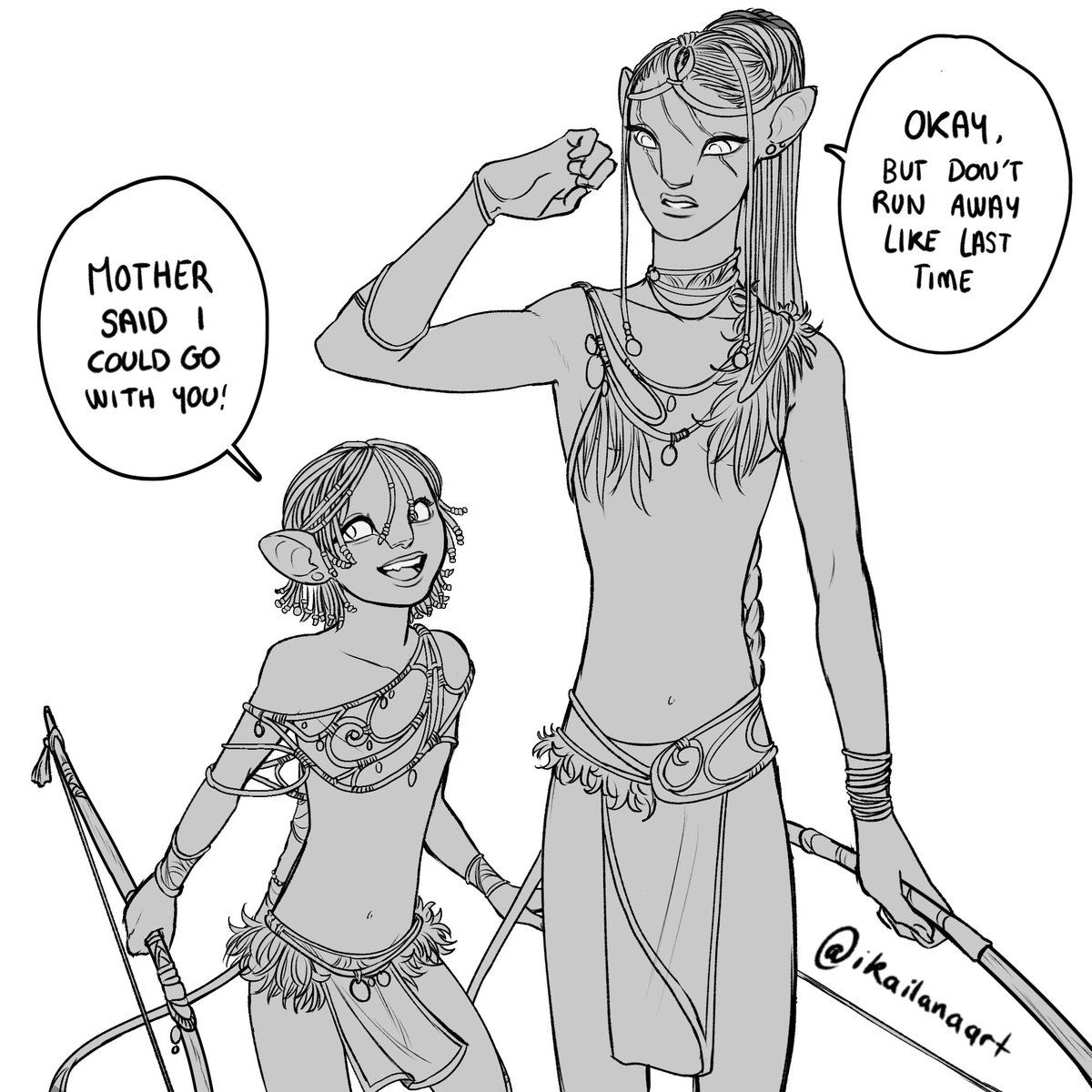 ikailanaart's tweet photo. Sisters #navioc #avatar https://t.co/m7l7MUnTcc