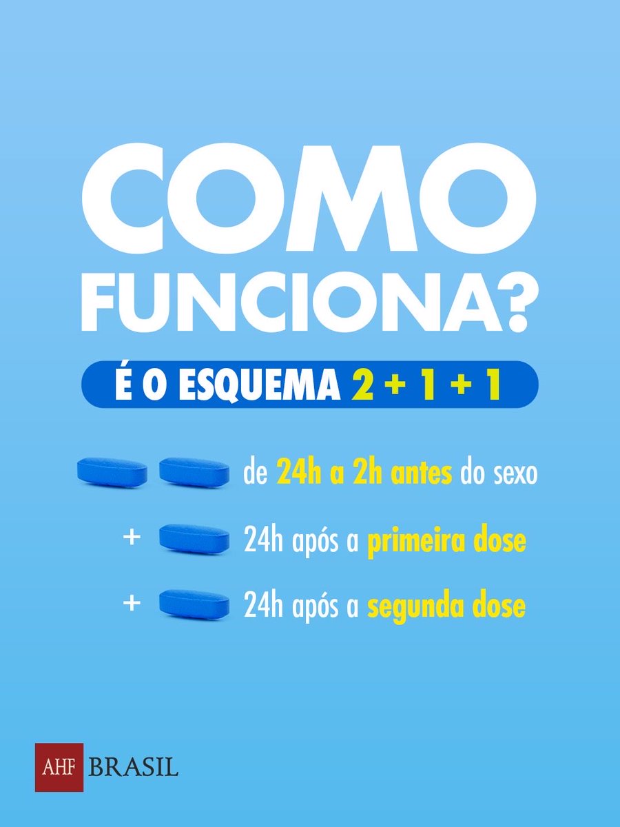 brasil_ahf's tweet photo. Já sabia que em alguns casos a #PrEP pode ser usada sob demanda? Confira no carrossel para quem essa modalidade está indicada e procure um profissional de saúde para combinar os melhores métodos de prevenção para seu estilo de vida. (1/2) https://t.co/HUYq6or3fj