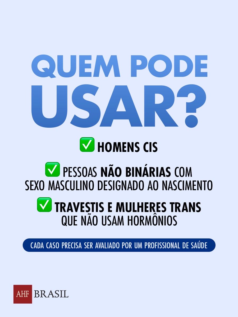 brasil_ahf's tweet photo. Já sabia que em alguns casos a #PrEP pode ser usada sob demanda? Confira no carrossel para quem essa modalidade está indicada e procure um profissional de saúde para combinar os melhores métodos de prevenção para seu estilo de vida. (1/2) https://t.co/HUYq6or3fj