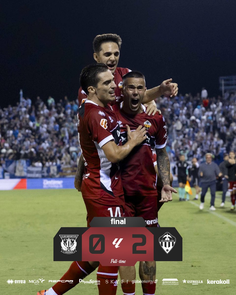CDCastellon's tweet photo. FINAAAAAAAAL EN LEGANÉS (0-2)

VICTORIA PARA LOS ORELLUTS CON GOLAZOS DE SUERO Y JAKOBSEN

MATTHYS ATAJÓ UN PENALTI EN LOS MINUTOS FINALES

¡VAAAAAMOOOOOSSSSS!

#LeganésCastellón
#PPO👂 https://t.co/VNEHRuQkXs