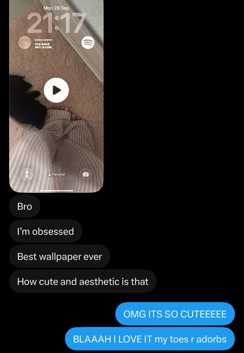 LifeRuinerAmara's tweet photo. love my failmales wallpaper 🤭 like yes u should unlock ur phone and be reminded of my cute toes 247. https://t.co/N3aME0OViR