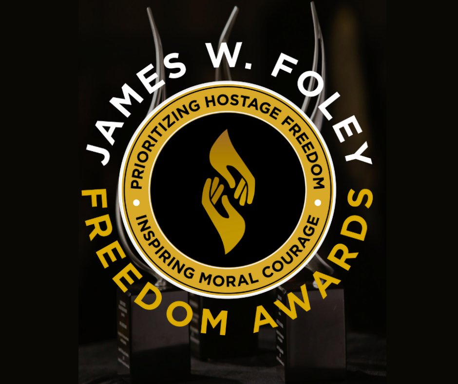 JamesFoleyFund's tweet photo. PRESS RELEASE: ANNOUNCING THE 2027 JAMES W. FOLEY FREEDOM AWARD HONOREES

The Foley Foundation is proud to recognize the recipients of the 2027 James W. Foley Freedom Awards, whose moral courage has advanced human freedom, press freedom, and justice.

American Hostage Freedom Award- Ambassador William J. "Bill" Burns

World Press Freedom Award- Margaret Brennan @margbrennan 

Humanitarian Award - Adrienne Arsht @adriennearsht

Robert A. Levinson Excellence in Government Service Award - U.S. Government Post-Recovery Support Program:
• Colonel (Dr.) Ana Elizabeth Markelz 
• Dr. Young Hoang
• Jeremy Cassano 
• Carolee Walker @Carolee_Walker

As @FoleyDi shared, “Moral courage is the courage to persist when hope seems distant, to advocate when the stakes are high, and to stand with families during their darkest hours.”

This year's honorees embody that spirit through their leadership, compassion, and commitment to serving others.

Read the full press release here: https://t.co/mUT7GLfyYw