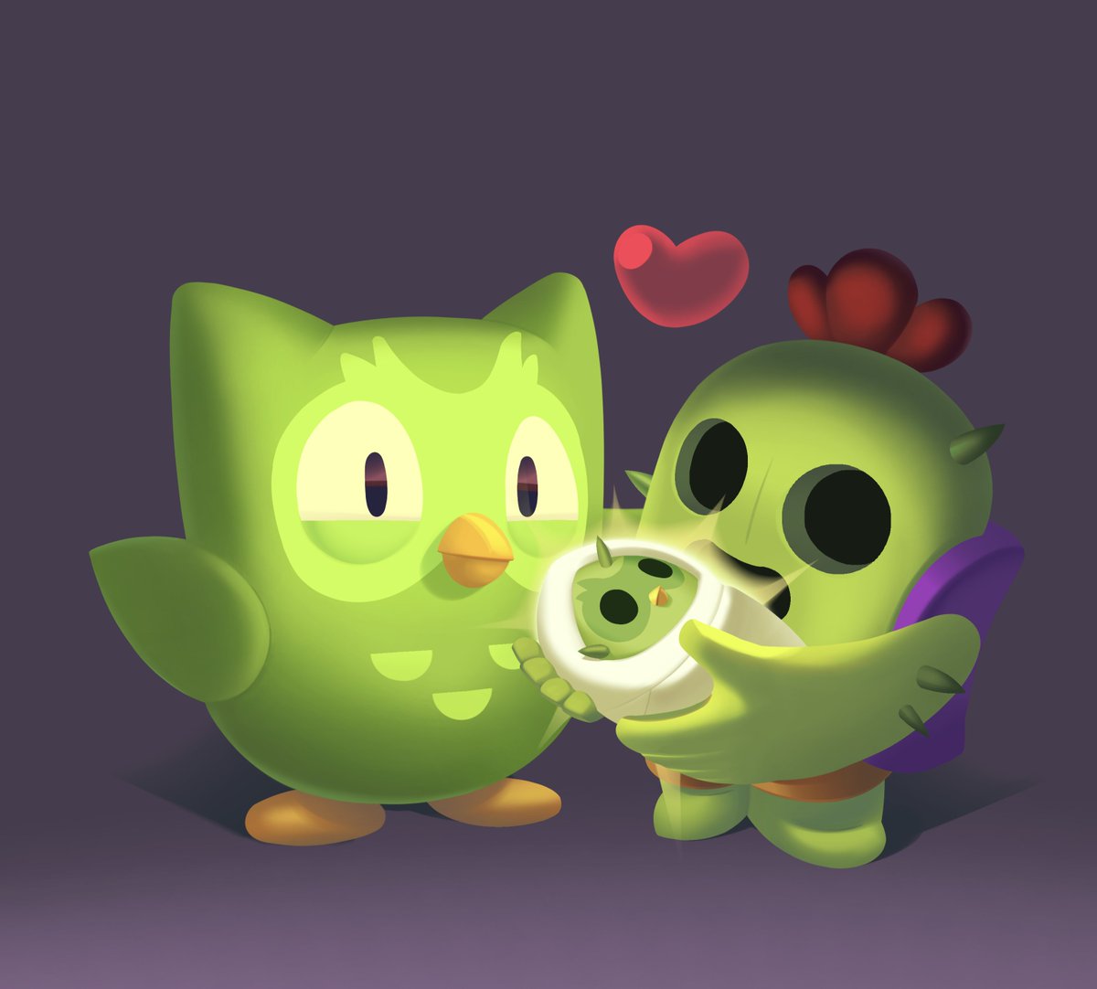 levilevtw's tweet photo. from haters to lovers to... fathers?🦉🌵
#BrawlStars #Duolingo https://t.co/xRKSffLwwf