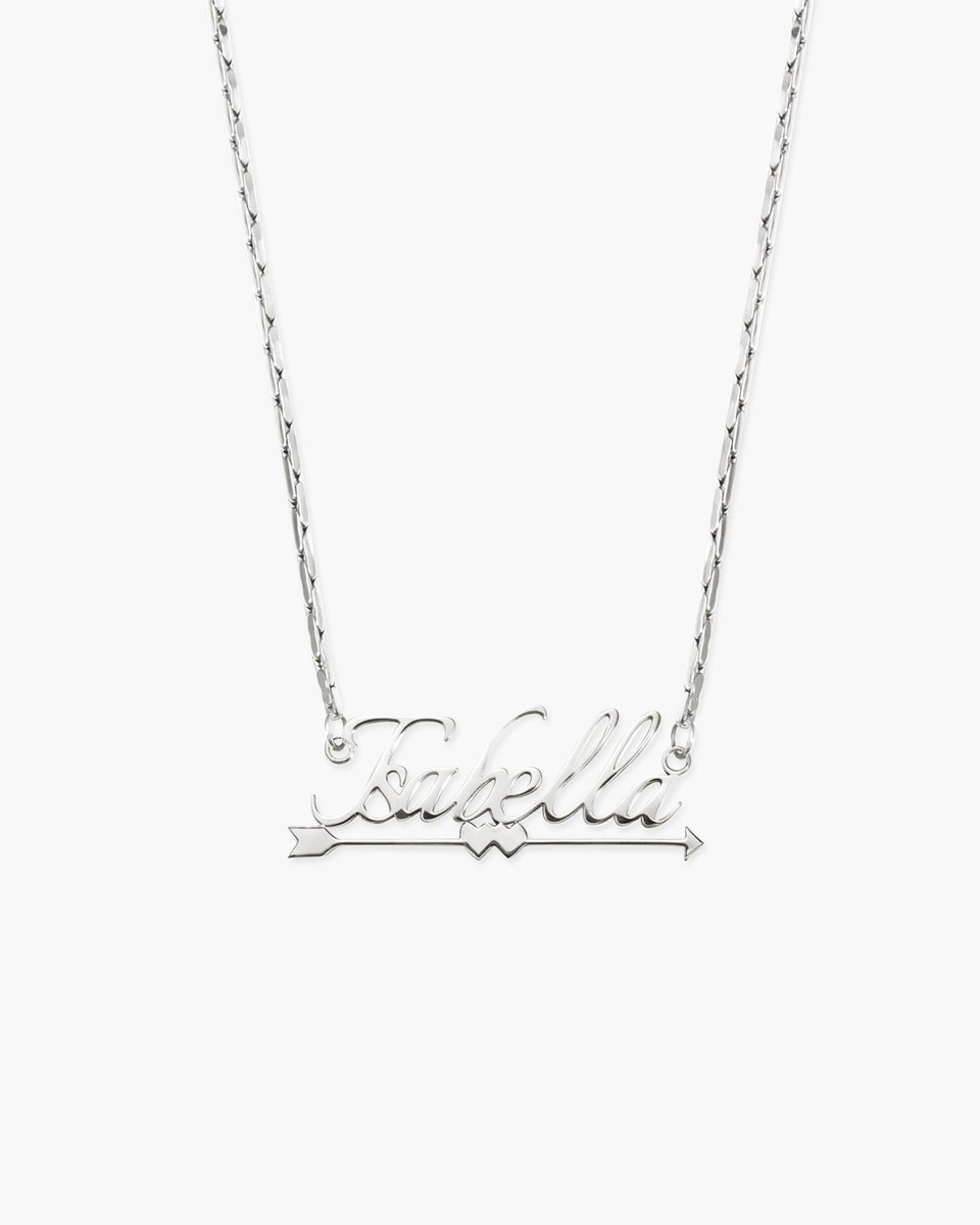 keptbyjade's tweet photo. I just received Personalized Name Necklace, Cupid's Arrow | Silver / Angel Wings from mike_24 via Throne. 💋 https://t.co/tgqAThgIAh