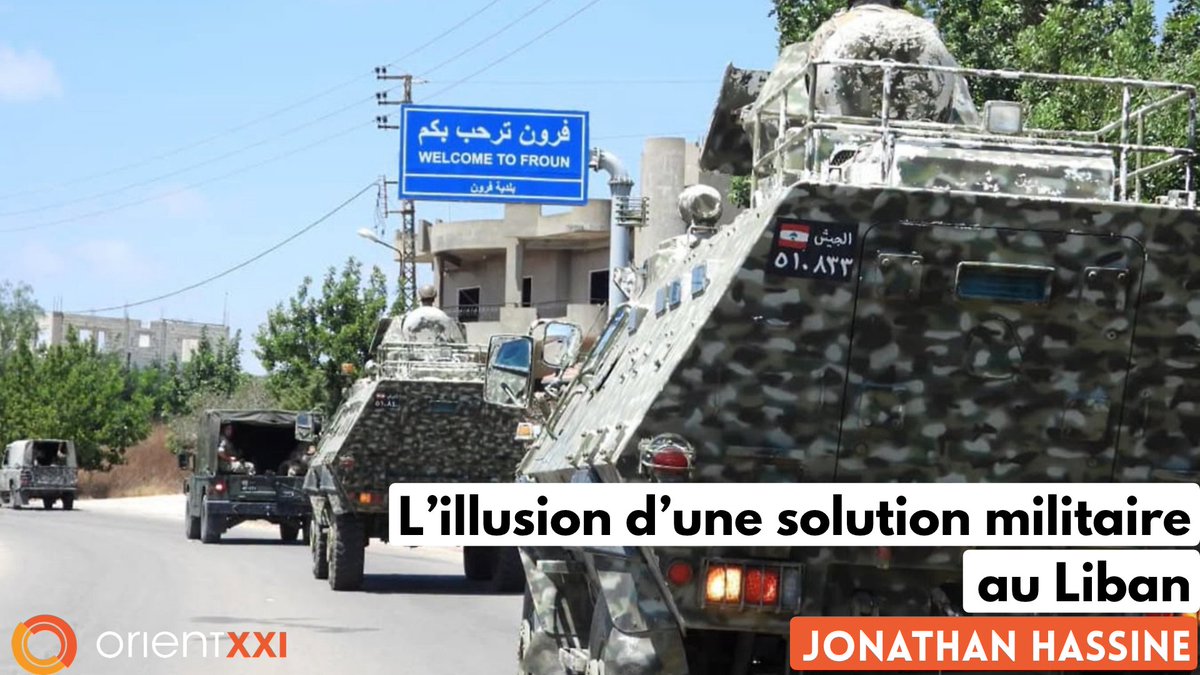 OrientXXI's tweet photo. 🇱🇧#Liban
Le monopole des #armes est l’un des objectifs du gouvernement de @nawafsalam. Il implique de désarmer le #Hezbollah. Sur fond d’#ingérences le Liban avance sur une ligne de crête, entre une #souveraineté à reconquérir et spectre de la #violence.
🔗https://t.co/wwcHgWy60s https://t.co/cFDWerBJ4X