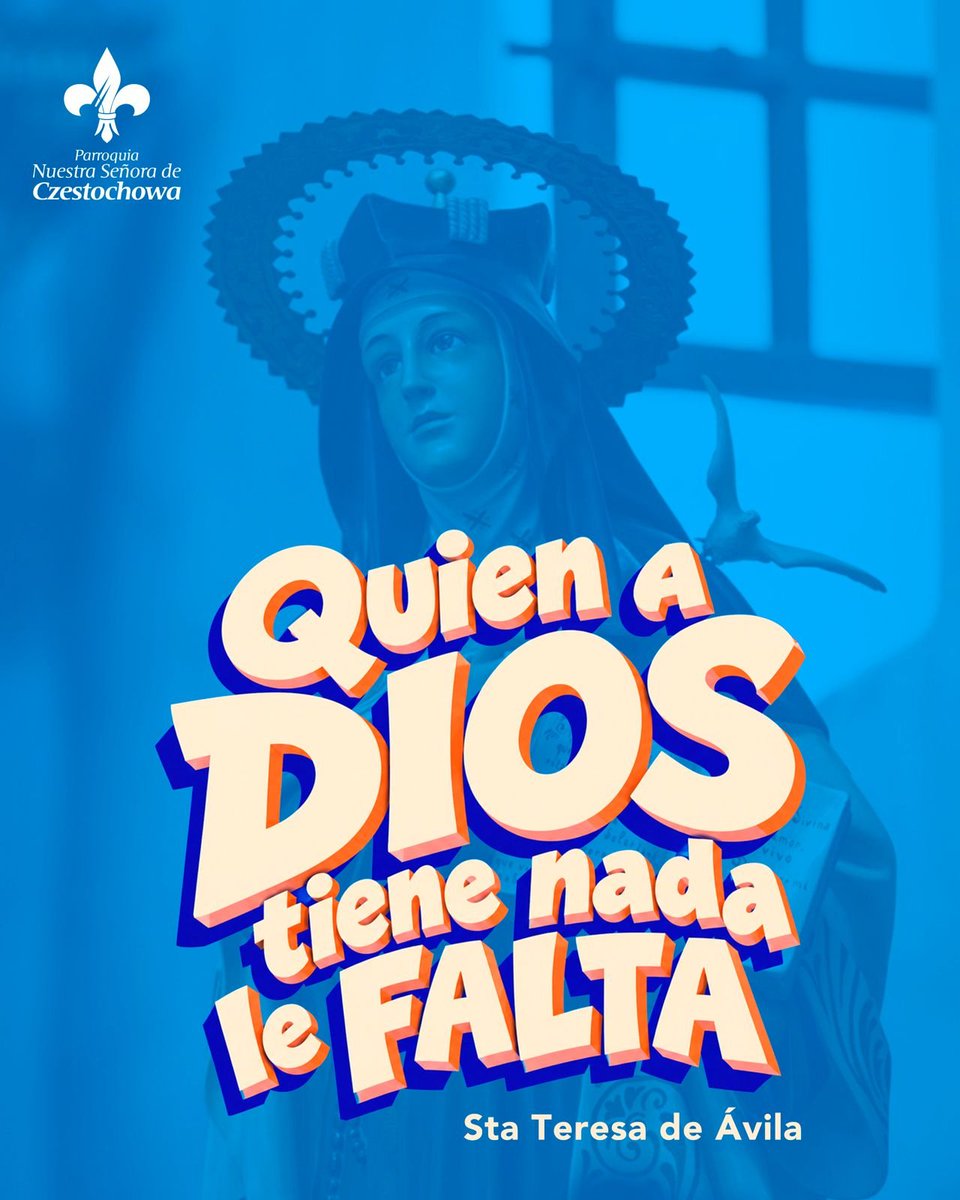 CzestochowaEc's tweet photo. Inicia esta semana poniendo tus preocupaciones en las manos del Señor.
Trabaja con dedicación y mantén la serenidad sabiendo que Su gracia sostiene tu camino.
#ParroquiaCzestochowa #SantaTeresa #ConfianzaEnDios #Guayaquil https://t.co/fWlUnQyfc7
