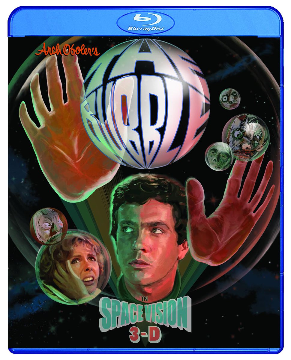 The_Ent_Factor's tweet photo. The sci-fi horror film THE BUBBLE 3D aka FANTASTIC INVASION OF PLANET EARTH (1966) is out now on Blu-ray 3D + Blu-ray + Anaglyph 3D
https://t.co/3r4iaPCdBu
#bluray #cultclassic #horror #scifi #bmovies #thebubble #3d @kinolorber https://t.co/JQr78o3JCQ