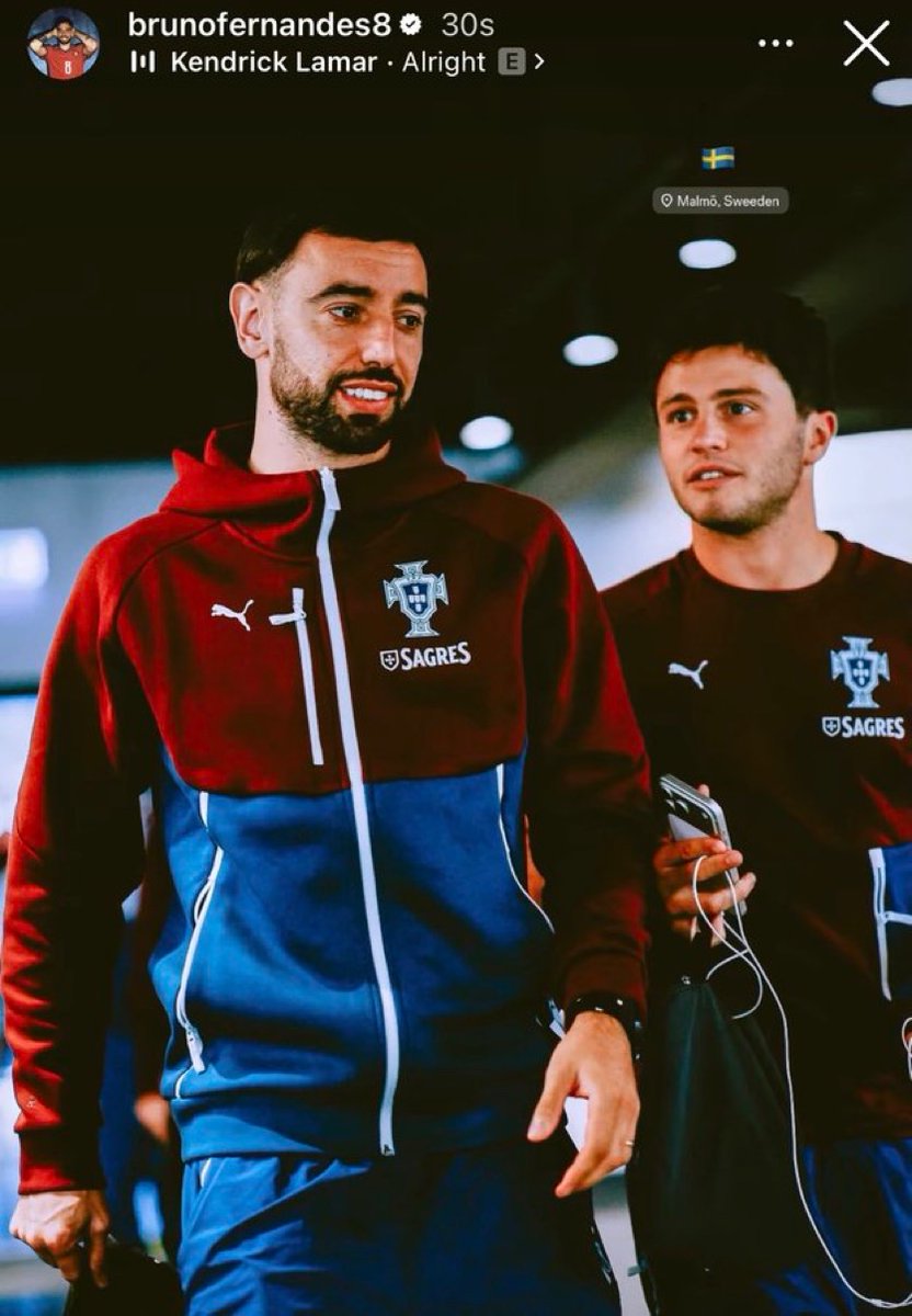 SimplyUtd's tweet photo. 📲 Bruno Fernandes via instagram! https://t.co/h29JcUf9OV