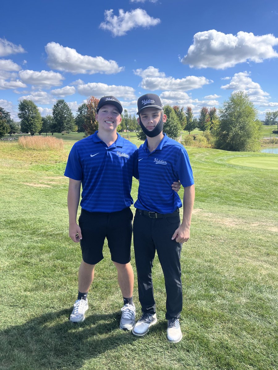 MidviewBoysGolf's tweet photo. Tough day for the Middies (388) at Grey Hawk sectionals. We will miss our two seniors Zach and Lucas!

L Hendershot 92
C Hendershot 98
Sykuta 98
Taylor 100
Rubin 110 https://t.co/pQQA221t4R