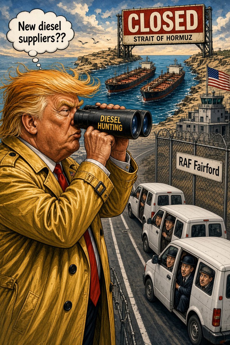 gusmjamba's tweet photo. 😂😂😂 Trump said he was tracking them for sometime.. probably looking for new Diesel suppliers since Strait of Hormuz is closed.. https://t.co/Ro8n9szQDq