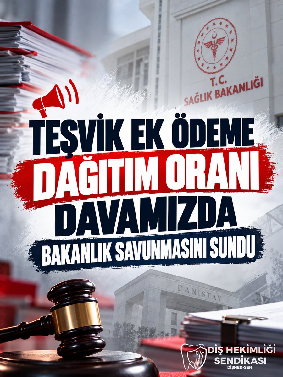disheksen_org's tweet photo. 📢 TEŞVİK EK ÖDEME DAĞITIM ORANI DAVAMIZDA BAKANLIK SAVUNMASINI SUNDU

DİŞHEK-SEN olarak, Sağlık Bakanlığı Ek Ödeme Yönetmeliğinde teşvik ek ödemesini doğrudan etkileyen “Dönem Ek Ödeme Katsayısının” hangi somut kriterlerle belirlendiğinin açık ve öngörülebilir olmaması ve katsayının hesaplanmasında kullanılan verilerin belirtilmemesi nedeniyle Kasım 2025’te Danıştay’da dava açtık.

DİŞHEK-SEN olarak teşvik ek ödemelerinin hangi kurallara göre belirlendiğinin açıklığa kavuşturulması için açtığımız davada Sağlık Bakanlığı savunmasını sundu.

Peki Bakanlık ne söylüyor? Biz hangi noktalara itiraz ediyoruz ve ne yapacağız?

1️⃣ TALEBİMİZ YANLIŞ YORUMLANDI!

Bakanlık, davamızı teşvik ödemesini belirleyen katsayının hastaneler veya başhekimlikler tarafından belirlenmesini istiyormuşuz gibi değerlendirdi.

Biz, Bakanlığın dağıtım oranını hangi kurallara göre belirlediğinin açık olmasını istiyoruz. Çalışanlar, gelirlerini doğrudan etkileyen hesaplamanın nasıl yapıldığını bilmelidir.

2️⃣ DAYANAK GÖSTERİLEN BELGE DOSYAYA SUNULMADI!

Bakanlık, dağıtılacak teşvik tutarlarının 08.08.20…. tarihli ve E-490…….. sayılı Makam Oluruna göre belirlendiğini açıkladı.

Ancak bu belge, ekleri ve hesaplama tabloları savunmayla birlikte dosyaya sunulmadı. Yalnızca bir belgenin tarihini ve numarasını açıklamak, hesaplamanın nasıl yapıldığını göstermiyor.

3️⃣ BİR ONAY BELGESİNİN BULUNMASI BELİRSİZLİĞİ GİDERMİYOR!

İtirazımız, çalışanların gelirini belirleyen temel hesaplama kurallarının Yönetmelikte yeterince açık yazılmamasıdır.

Bakanlığın hesaplama yöntemini ayrı bir onay belgesine dayandırması bu sorunu çözmüyor. Çalışanların ulaşamadığı ve içeriğini inceleyemediği bir belge üzerinden ödemelerinin nasıl belirlendiğini öğrenmesi mümkün değildir.

4️⃣ YÖNETMELİKTEKİ KRİTERLER ÖDEMEYİ NE KADAR ETKİLİYOR?

Yönetmelikte ülke, bölge, hastane grubu, verimlilik, hasta memnuniyeti ve hizmet maliyeti gibi etkenler sayılıyor.

Bakanlık ise hesaplamayı, hastanelerin sundukları hizmetler karşılığında hesaplanan tutarlar ve her hastanenin toplam içindeki payı üzerinden açıklıyor.

Peki diğer etkenler hesaplamaya nasıl katılıyor? Özellikle ADSM ve ADSH’lerde dağıtım oranı düşüklüğü nelerden etkileniyor?

5️⃣ ASIL SORU: DAĞITIM ORANI NASIL BELİRLENİYOR?

Bir puanın parasal karşılığı, dağıtılacak tutarın toplam teşvik puanına bölünmesiyle oluşuyor.

Hastanenin toplam puanı ve diş hekiminin kendi puanı aynı kalsa bile dağıtılacak para azalırsa hekimin teşvik ödemesi de azalabilir.

Bu nedenle yalnızca puanların nasıl hesaplandığını anlatmak yeterli değildir. Dağıtılacak oranın neden o miktarda belirlendiği de açıklanmalıdır.

6️⃣ TIBBİ İŞLEM PUANLARI BU DAVANIN KONUSU DEĞİL!

Bakanlık, tıbbi işlemlerin Sağlık Uygulama Tebliği fiyatları ve işlemlerin özellikleri dikkate alınarak puanlandırıldığını anlatıyor.

Ancak bu davada hangi işlemin kaç puan olduğunu veya işlemler arasındaki puan farklarını tartışmıyoruz. İtirazımız, dağıtılacak teşvik tutarının hangi kurallarla belirlendiğinin yeterince açık olmamasına yöneliktir.

7️⃣ KANUN DEĞİŞİKLİĞİ BÜTÜN SORULARIN CEVAPLANDIĞI ANLAMINA GELMİYOR!

Bakanlık, 7496 sayılı Kanunla yapılan değişikliğin Anayasa Mahkemesinin önceki kararında belirtilen sorunu giderdiğini savunuyor.

Ancak Anayasa Mahkemesinin 26.03……. tarihli Genel Kurul sonucunda ilgili hükmün esasının incelenmesine ve başvurunun E.2024… sayılı davayla birleştirilmesine karar verildi.

Bu, bir iptal kararı değildir. Bununla birlikte Bakanlığın “sorun giderildi” değerlendirmesinin tek başına yeterli olmadığını gösteren bu gelişmeyi mahkemenin dikkatine sunacağız.

8️⃣ BELGELERİN VE HESAPLAMA AYRINTILARININ TAMAMINI İSTEYECEĞİZ!

Bakanlık onayının bütün ekleri, tabloları, formülleri ve değişiklikleriyle birlikte dosyaya getirilmesini talep edeceğiz. Hazine ve Maliye Bakanlığının uygun görüşünün de ekleriyle sunulmasını isteyeceğiz.

Ayrıca üyemizin çalıştığı sağlık tesisi için Mart 2024 döneminden itibaren aylık hesaplamaların açıklanmasını talep edeceğiz. Hastanenin hizmetleri karşılığında hesaplanan tutarlar, ülke toplamındaki payı, dağıtılacak para, hekimlere ve diğer personele ayrılan paylar, puanlar ve katsayılar incelenebilmelidir.

9️⃣ TEMEL SORUMUZ HÂLÂ CEVAPLANMADI!

Çalışan, alacağı teşvik ödemesinin hangi kurallara göre belirlendiğini önceden bilebiliyor mu?
Bu kurallara ulaşabiliyor mu?
Hesabın doğru yapıldığını kontrol edebiliyor mu?

Bakanlığın savunması bu sorularımızı karşılamıyor. Savunmada ilk kez açıklanan "Bakanlık Makam Oluru Belgesi", hesaplama yönteminin ayrıntılı biçimde incelenmesini daha da gerekli kılıyor.

🚩 SAVUNMAYA CEVAP VERECEK, TALEPLERİMİZ SÜRDÜRECEĞİZ!

👉 Savunmaya karşı cevaplarımızı mahkemeye sunacağız. Belgelerin getirtilmesini ve bizimle paylaşılmasını, gerektiğinde hesaplamaların bilirkişi tarafından incelenmesini isteyeceğiz.

👉 Anayasa Mahkemesinin kararlarının dikkate alınmasını talep edeceğiz. Yönetmeliğin 4’üncü maddesindeki dava konusu “Bakanlıkça belirlenen” ifadesi ile 6’ncı maddesinin ikinci fıkrasının öncelikle uygulanmasının durdurulması, ardından iptal edilmesi talebimizi sürdüreceğiz.

✊ EMEĞİMİZİN KARŞILIĞININ NASIL HESAPLANDIĞINI BİLMEK HAKKIMIZDIR!

📢 DİŞHEK-SEN olarak açık, anlaşılır ve denetlenebilir ödeme kuralları için mücadelemizi sürdürecek, gelişmeleri meslektaşlarımızla paylaşacağız.

#DişhekSen
#TeşvikEkÖdeme
@saglikbakanligi
@drmemisoglu
@sbkhgm
@memindemirkoltr
@sagliklicozum
@tcbestepe
@TBMMresmi

✅ DİŞHEKSEN faaliyetlerini incelemek ve üye olmak için
🔗 https://t.co/uXTsEApIHk