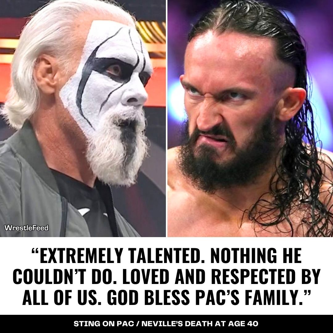 WrestleFeedApp's tweet photo. Sting pays tribute to Pac https://t.co/sHg3MaKu3K