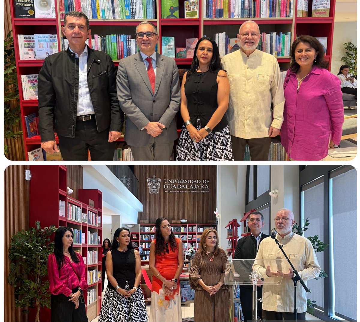 carlos_glezgtez's tweet photo. Celebro la apertura de la Librería Carlos Fuentes @libreriacf en la sede de @udg_oficial en LA, junto a @UDGFoundUSA. Mucha suerte a su directora, Verónica Mendoza Urista, a @LGustavoPadilla y a José Trinidad Padilla. De parte del Consulado asistieron @JB_w_Polsce y @Aidavepe1 https://t.co/y1eI4QKhys