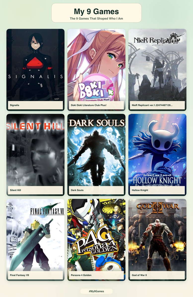 512MatioN's tweet photo. One of the lists of all time 🥀
#my9games https://t.co/fd62RiOD9G