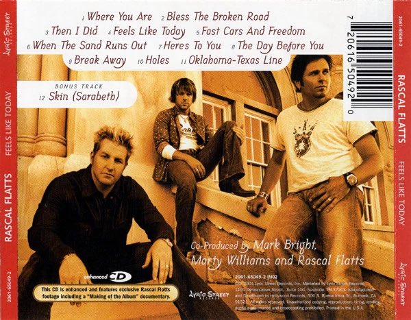 rascalflatts's tweet photo. 22 years ago, we released our album, Feels Like Today… which is crazy because somehow, those days still feel like yesterday.

Some of our favorites are on this album, which one is yours? https://t.co/KsUs3PfgMG