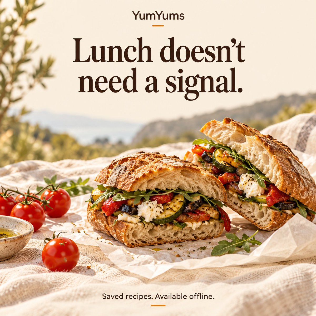 yumyumsapp's tweet photo. Patchy signal. Lunch still on.

Save your recipes in YumYums before you head out. Your saved ingredients and method stay on your device, ready to open offline.

https://t.co/aw88usQm58 https://t.co/hhZr3RjQCU