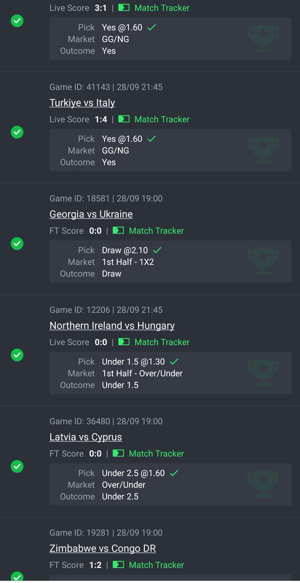 oddsgather's tweet photo. Successful day💶
We did it
Trust the process 💰 https://t.co/MS3HluJGpC