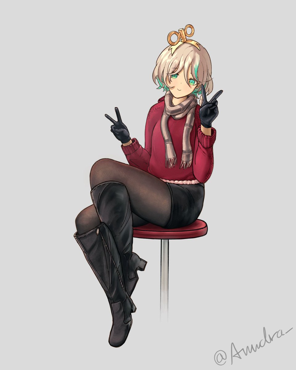 awwdra_'s tweet photo. drawing her was so fun~ she’s so cute and so green~  #Immergination https://t.co/4mbvyVWEZ1