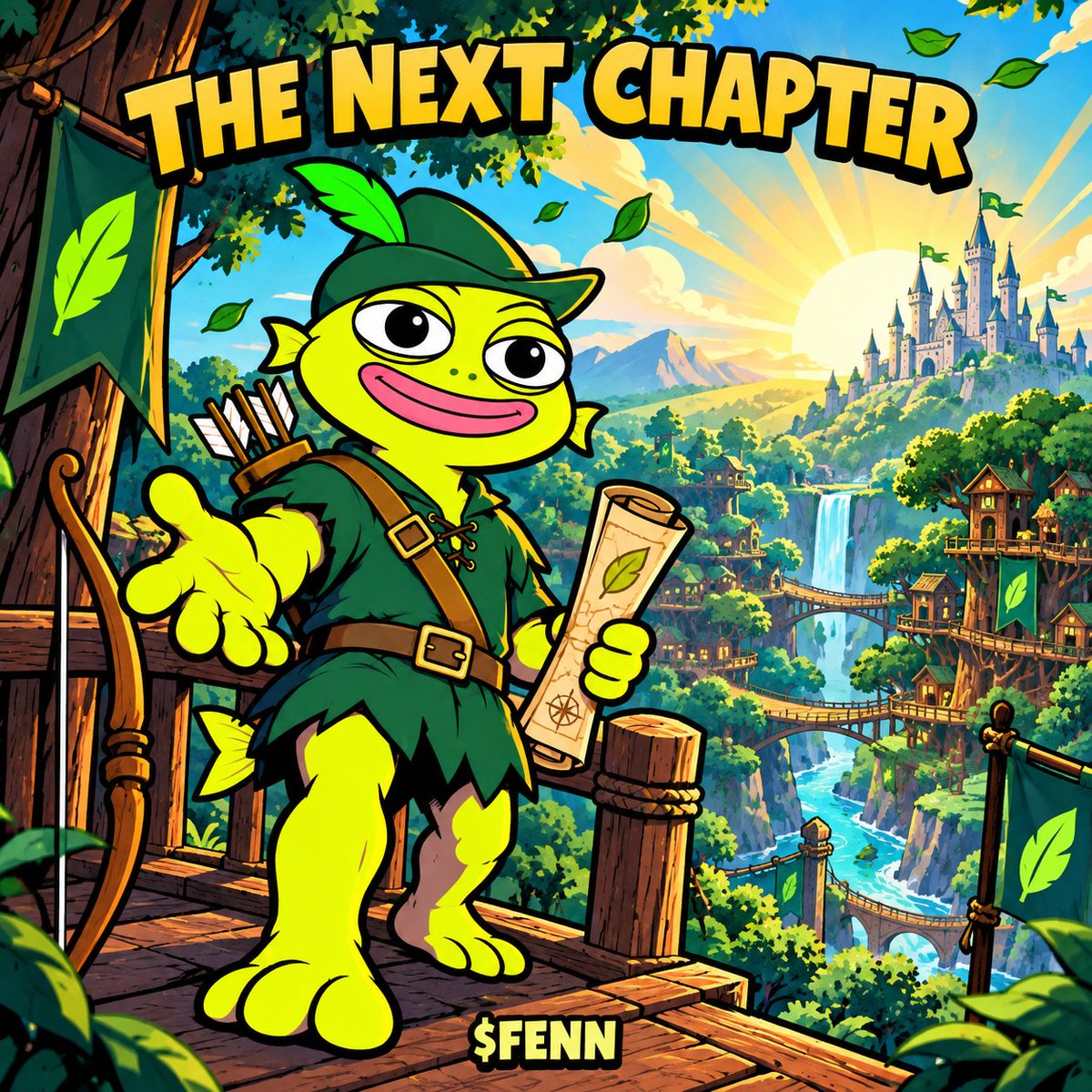 FennCoin's tweet photo. A character worth rooting for. A crew worth finding. A world we’re creating together. 🏹💚
That’s why we’re here.
If that’s your kind of adventure, make $FENN part of yours.
He’s got a plan. Mostly.
https://t.co/9Gc0sObZOI https://t.co/qOIFYXrrQ6
