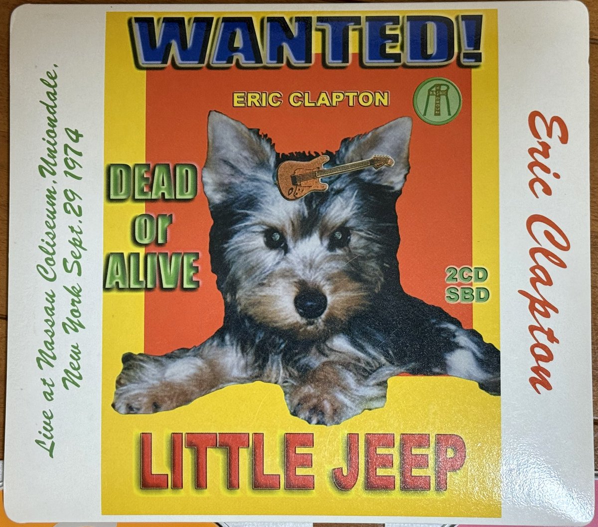claptmania's tweet photo. #Eric_Clapton
929
“LITTLE JEEP“
AKA-15-1,2
Live At Nassau Colliseum, Uniondale. New York Sept. 29 1974
🐷マークがある盤は好物だな🎶
74年でもU.S.A. Tour (2nd Leg)では酷い酩酊状態でもなくちゃんと演ってる。🤪😉
イヴォンヌのVo好きやわぁ〜嵌ってしまう。 https://t.co/xPXKkXIDVs