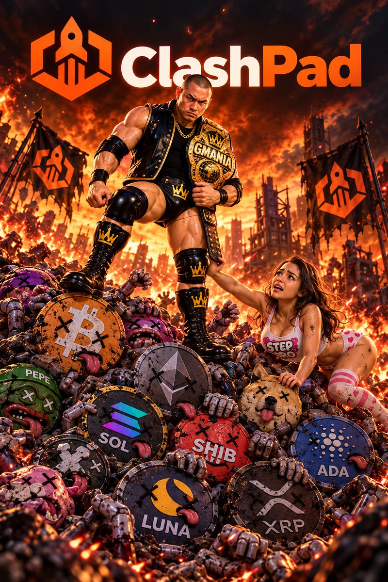 EricOnChain__'s tweet photo. ClashPad isn’t where projects come to play. It’s where they come to take over. 👑🔥

GMANIA at the top.
STEP BRO climbing fast.
Dead projects under their feet. 💀

Built on @ClashPadFun . Hold. Trade. Earn @solana rewards.

Who’s climbing next? 👀

$GMANIA 🤝 $BRO 🤝 $CLASH https://t.co/aoFU2AVHwx