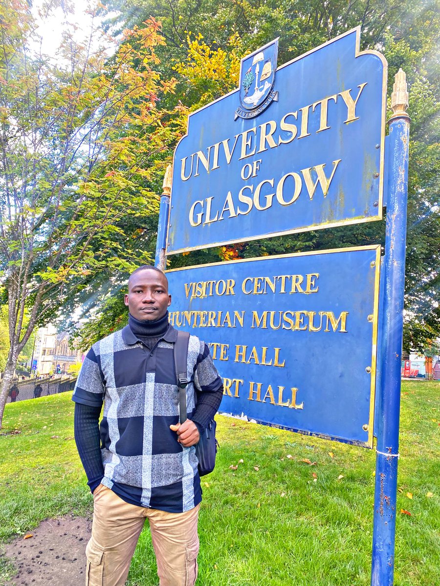 ijuptil_amos's tweet photo. Thrilled to have commence my second Master's degree in the University of Glasgow Scotland, United kingdom. https://t.co/szGokG72jV