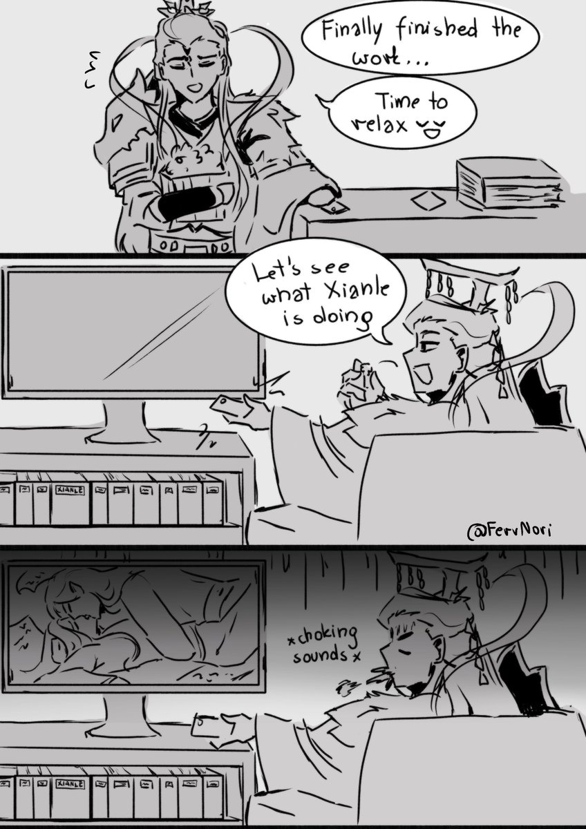 FervNori's tweet photo. Got my friend into tgcf and they forced me to draw this
Love giving Jun Wu weekly trauma :)
#tgcf https://t.co/Wvn3bFJPto