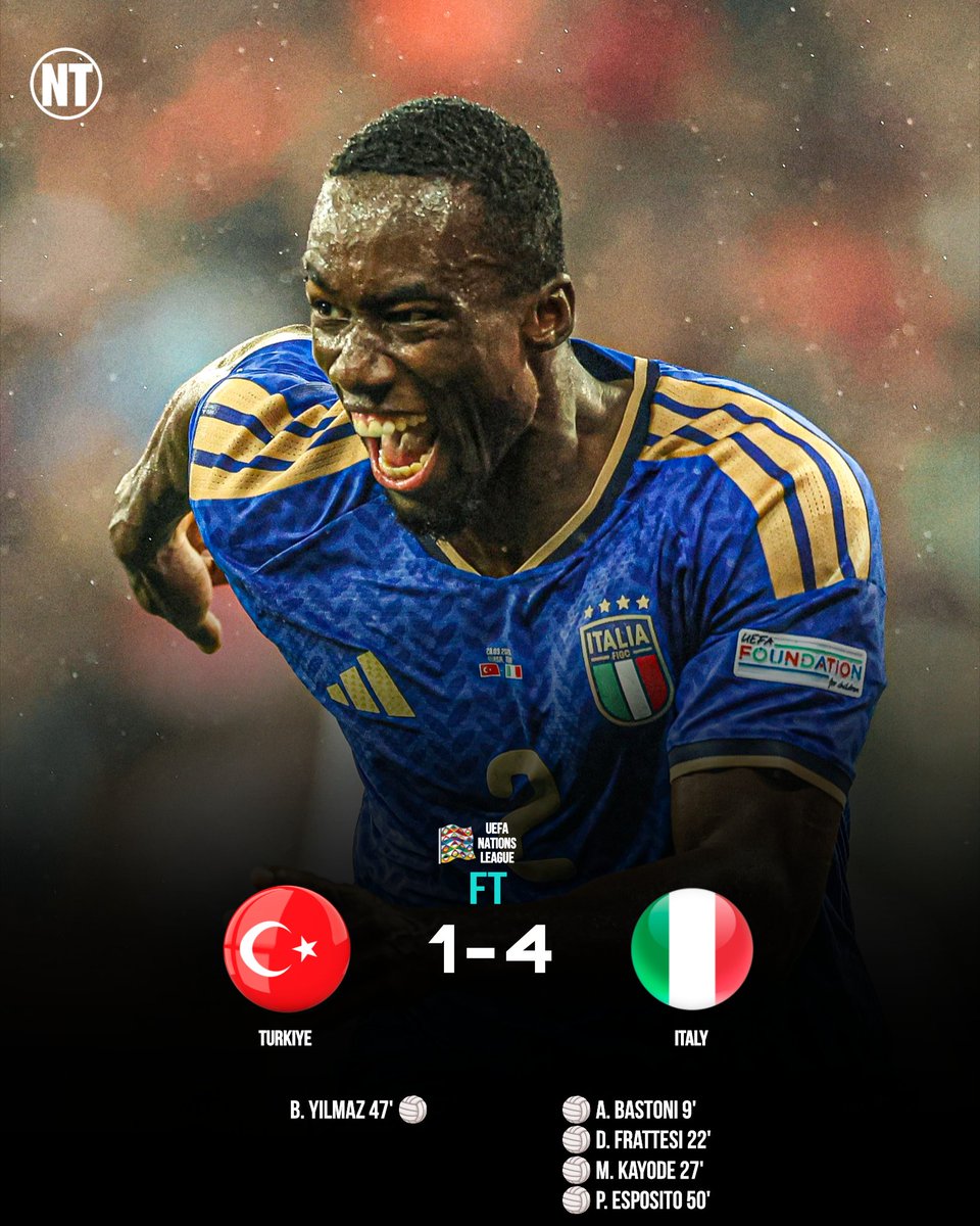 notfootballl's tweet photo. Italy is back 🔙
#TurkeyItaly https://t.co/VP6Uf1bsRJ