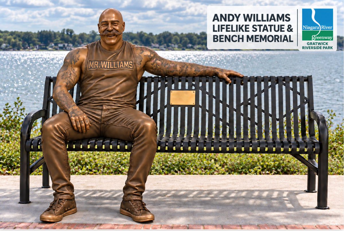 jordanbuckley's tweet photo. We’re building a statue of Andy! Get bricked up for The Big Man and help out by putting your name/message on the path to his bench…

https://t.co/lEv0w5y693 https://t.co/uPqRzS9ZZ4