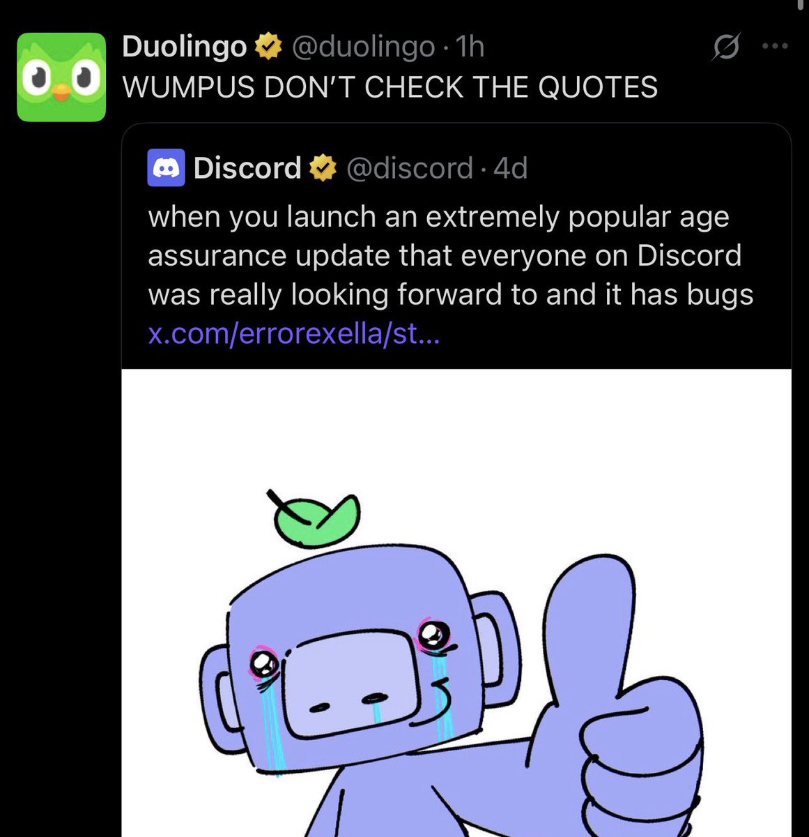 M1das_OW2's tweet photo. discord responded to the brands asking if they could make jokes about it https://t.co/2LgjPF37r7