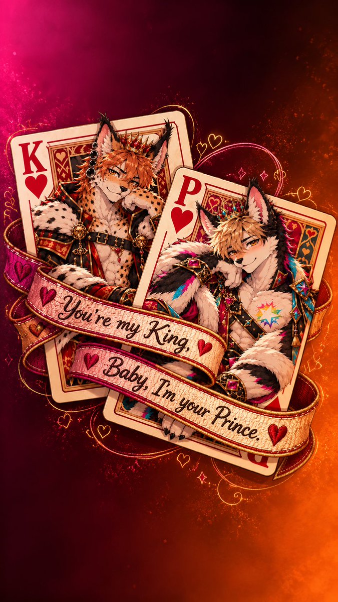 13Midnightjo's tweet photo. Jonan (P) 🩵🩷+ Koda (K)🧡
#Fursona #AIFurryArt #Furry #FurryCouple https://t.co/bK9sLRyenF