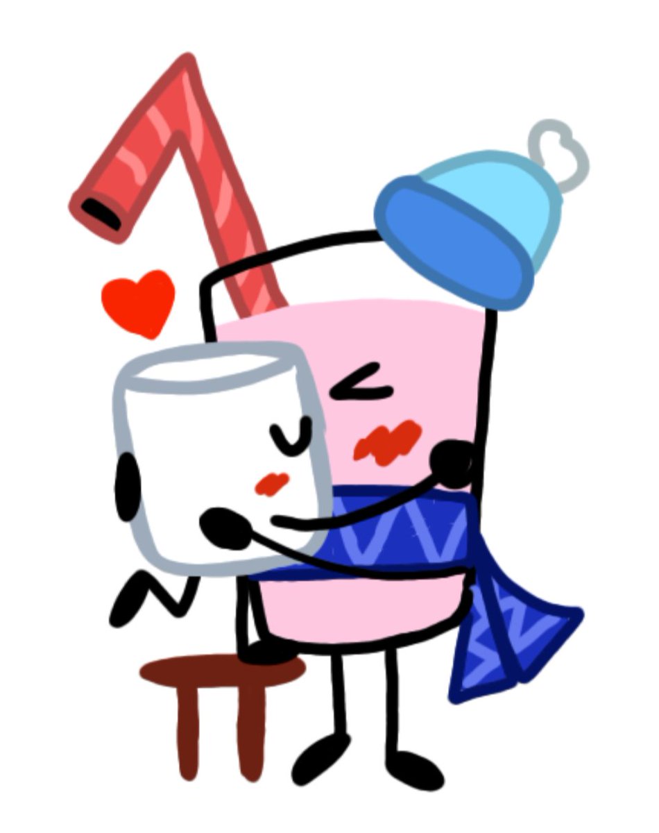 BPMTerraTime's tweet photo. Drawing Marshmallow every day until she gets an official plush: Day 85

They finally kiss 🤍🩷 https://t.co/ibEsNdhXpx