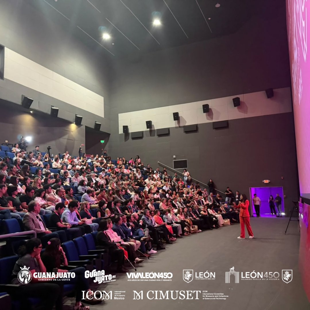ExploraLeon's tweet photo. Con orgullo y entusiasmo, León, Guanajuato, da la bienvenida a la 53ª Conferencia de CIMUSET 2026, un encuentro internacional que reúne a especialistas y representantes de museos de ciencia y tecnología de todo el mundo.
✨ Bienvenidos a CIMUSET 2026.

#CIMUSET2026 #Explora https://t.co/wNQNTv3ubp