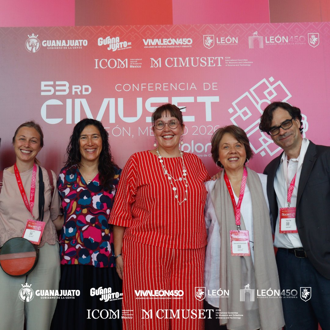 ExploraLeon's tweet photo. Con orgullo y entusiasmo, León, Guanajuato, da la bienvenida a la 53ª Conferencia de CIMUSET 2026, un encuentro internacional que reúne a especialistas y representantes de museos de ciencia y tecnología de todo el mundo.
✨ Bienvenidos a CIMUSET 2026.

#CIMUSET2026 #Explora https://t.co/wNQNTv3ubp
