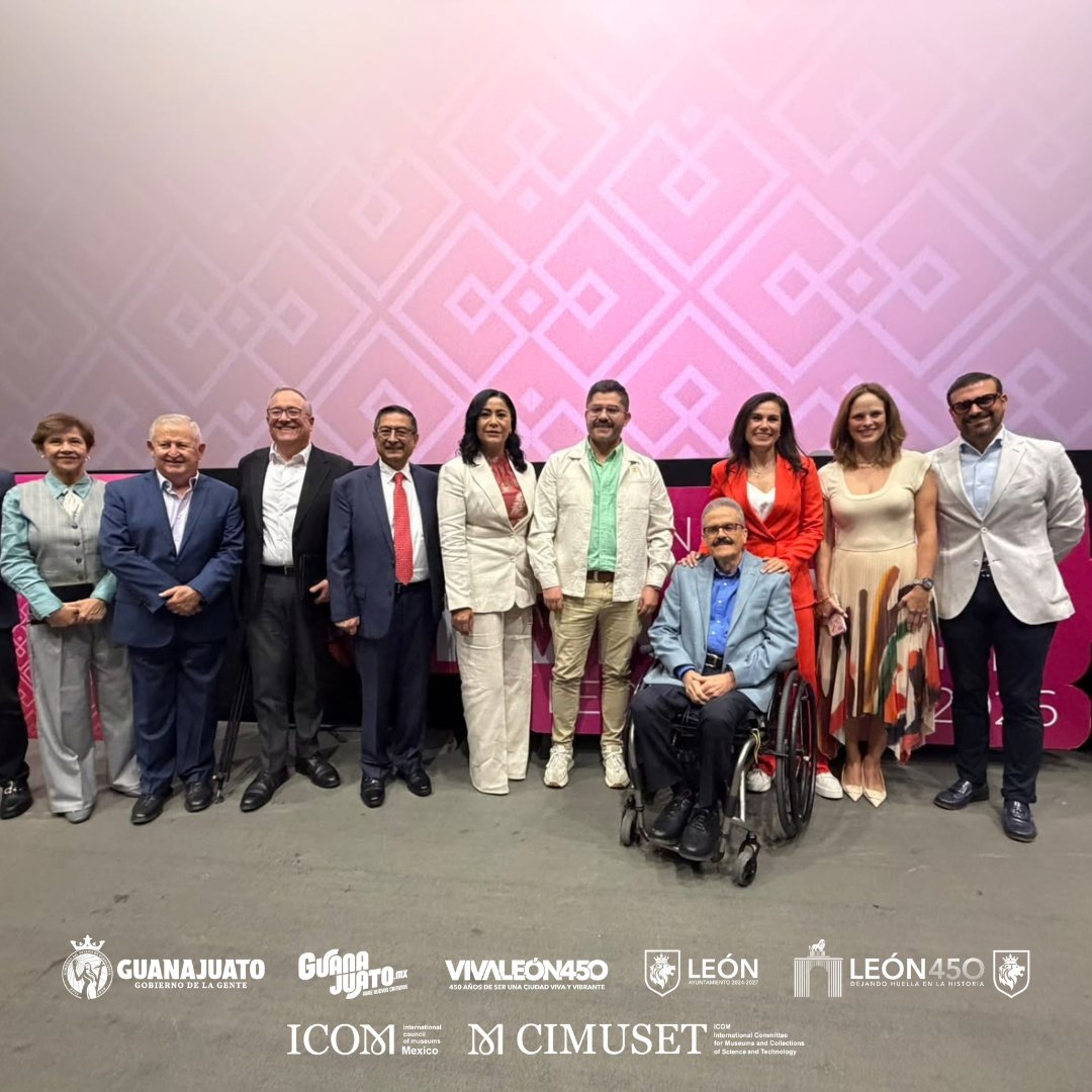 ExploraLeon's tweet photo. Con orgullo y entusiasmo, León, Guanajuato, da la bienvenida a la 53ª Conferencia de CIMUSET 2026, un encuentro internacional que reúne a especialistas y representantes de museos de ciencia y tecnología de todo el mundo.
✨ Bienvenidos a CIMUSET 2026.

#CIMUSET2026 #Explora https://t.co/wNQNTv3ubp