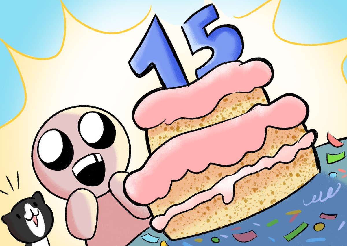 GniLLoPiLLo's tweet photo. Happy birthday Isaac… I am completely serious when I say that this game changed my life. Thank you Edmund! https://t.co/nB5EwD202B