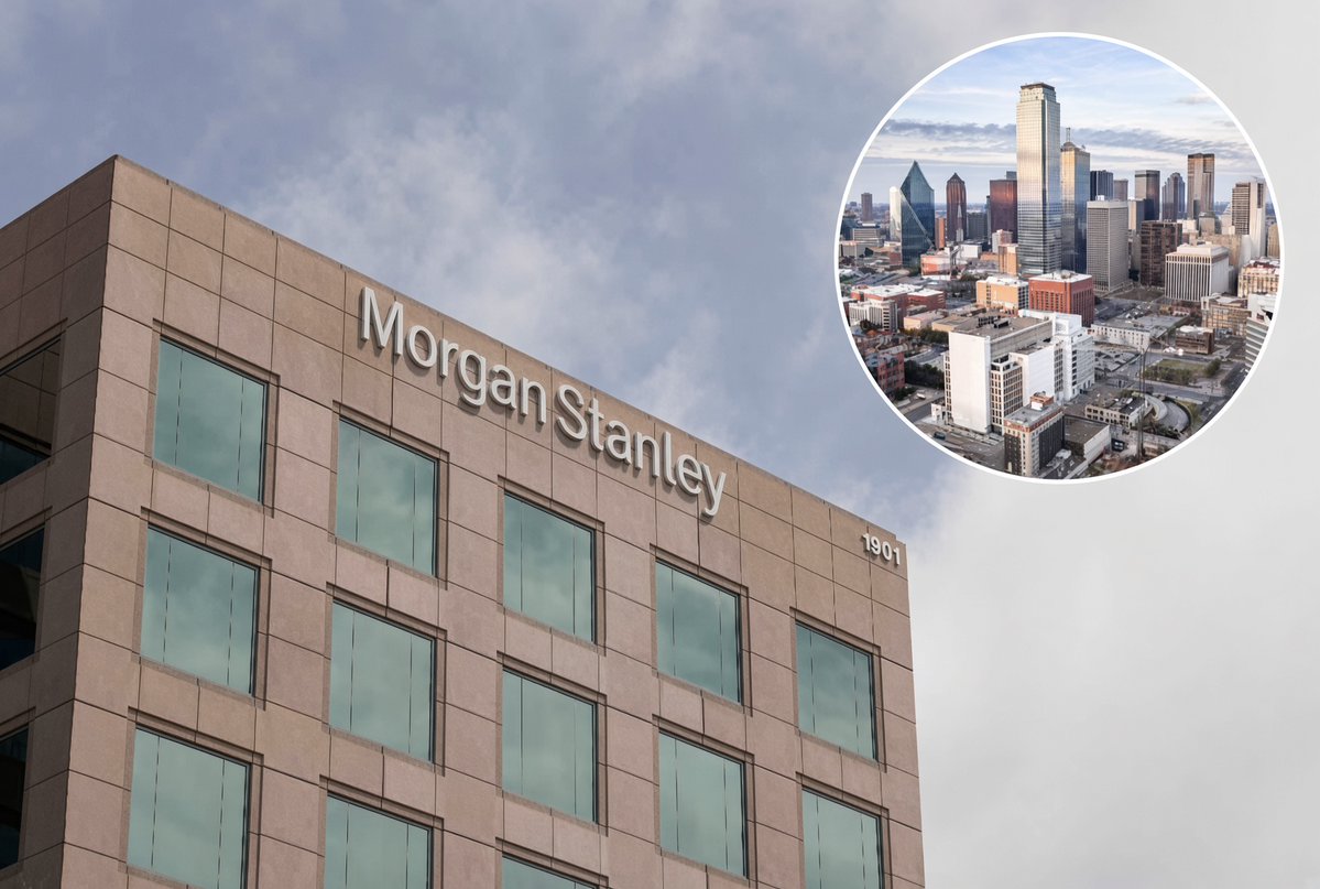 DallasTexasTV's tweet photo. Morgan Stanley has officially selected Dallas for new $1.2 billion regional HQ https://t.co/93cY5qpehx